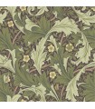 4153-82013 - Granville Plum Leafy Vine Wallpaper-Hidden Treasures
