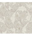 4153-82011 - Granville White Leafy Vine Wallpaper-Hidden Treasures