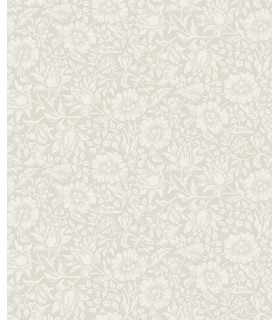 4153-82037 - Mallow Dove Floral Vine Wallpaper-Hidden Treasures