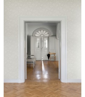 4153-82037 - Mallow Dove Floral Vine Wallpaper-Hidden Treasures