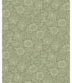 4153-82041 - Mallow Green Floral Vine Wallpaper-Hidden Treasures