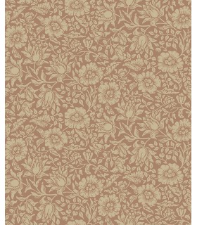 4153-82040 - Mallow Rose Floral Vine Wallpaper-Hidden Treasures