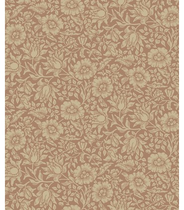 4153-82040 - Mallow Rose Floral Vine Wallpaper-Hidden Treasures
