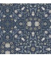 4153-82009 - No 1 Holland Park Blue Floral Wallpaper-Hidden Treasures