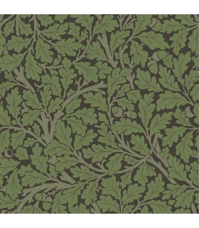 4153-82030 - Oak Tree Black Leaf Wallpaper-Hidden Treasures