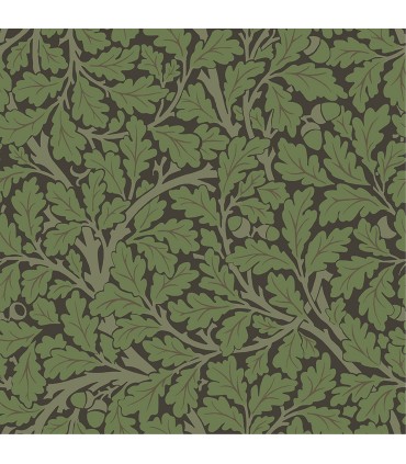 4153-82030 - Oak Tree Black Leaf Wallpaper-Hidden Treasures
