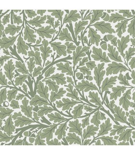 4153-82028 - Oak Tree Green Leaf Wallpaper-Hidden Treasures