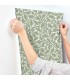 4153-82028 - Oak Tree Green Leaf Wallpaper-Hidden Treasures