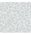 4153-82031 - Oak Tree Sky Blue Leaf Wallpaper-Hidden Treasures