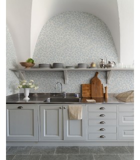 4153-82031 - Oak Tree Sky Blue Leaf Wallpaper-Hidden Treasures