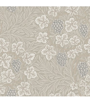 4153-82017 - Vine Light Grey Woodland Fruits Wallpaper-Hidden Treasures