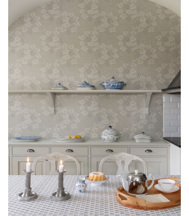 4153-82017 - Vine Light Grey Woodland Fruits Wallpaper-Hidden Treasures