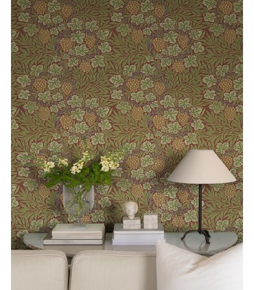 4153-82018 - Vine Ruby Woodland Fruits Wallpaper-Hidden Treasures