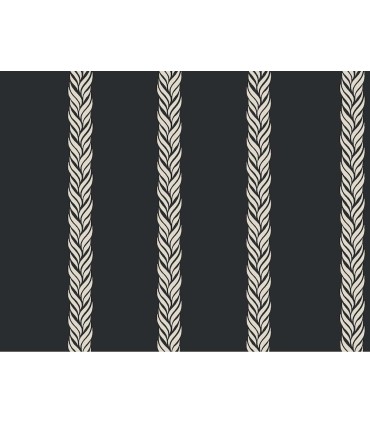 GT4542 - Braided Stripe Wallpaper-Ronald Redding Classics