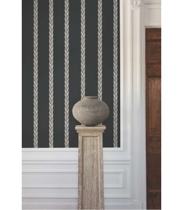 GT4542 - Braided Stripe Wallpaper-Ronald Redding Classics