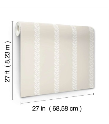 GT4545 - Braided Stripe Wallpaper-Ronald Redding Classics