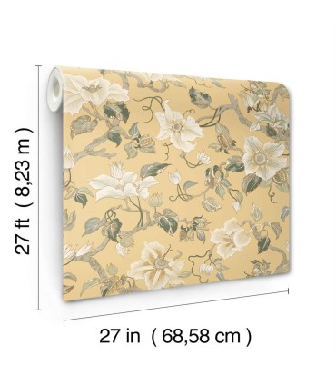 GT4515 - Marguerite Vine Wallpaper-Ronald Redding Classics