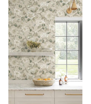 GT4516 - Marguerite Vine Wallpaper-Ronald Redding Classics