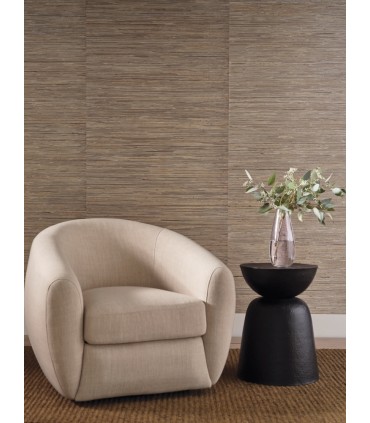NT6102 - Bamboo Taupe Hemp Blend Wallpaper-Candice Olson