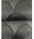 NT6105 - Metallic Black Scallop Wallpaper-Candice Olson