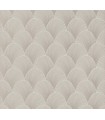 NT6107 - Metallic Beige Scallop Wallpaper-Candice Olson