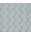NT6108 - Metallic Blue Pearl Scallop Wallpaper-Candice Olson