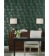 NT6111 - Layered Deep Green Lily Pads Wallpaper-Candice Olson