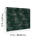 NT6111 - Layered Deep Green Lily Pads Wallpaper-Candice Olson