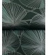 NT6111 - Layered Deep Green Lily Pads Wallpaper-Candice Olson