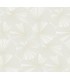 NT6112 - Layered White Lily Pads Wallpaper-Candice Olson
