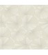 NT6115 - Layered Cream Lily Pads Wallpaper-Candice Olson