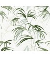 NT6121 - Inky Green Palms Wallpaper-Candice Olson