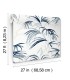 NT6122 - Inky Blue Palms Wallpaper-Candice Olson