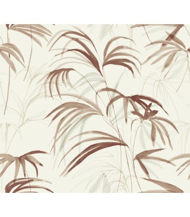 NT6124 - Inky Clay Palms Wallpaper-Candice Olson