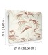 NT6124 - Inky Clay Palms Wallpaper-Candice Olson