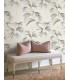 NT6125 - Inky Warm Neutral Palms Wallpaper-Candice Olson