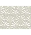 NT6129 - Sculpted Ivory Fans Cork Wallpaper-Candice Olson