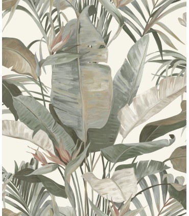 NT6131 - Tropical White Cabana Wallpaper-Candice Olson