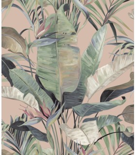 NT6132 - Tropical Coral Cabana Wallpaper-Candice Olson