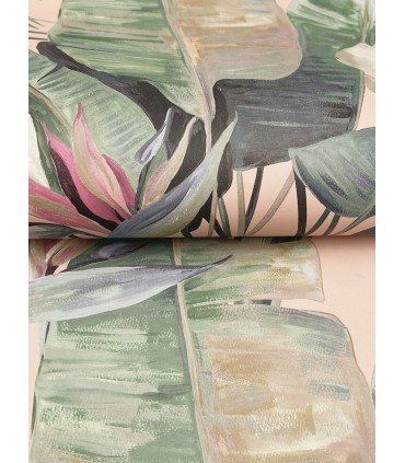 NT6132 - Tropical Coral Cabana Wallpaper-Candice Olson