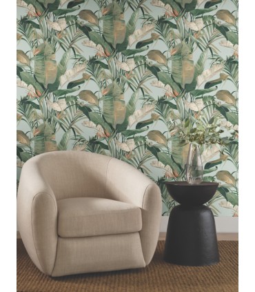 NT6134 - Tropical Spa Cabana Wallpaper-Candice Olson