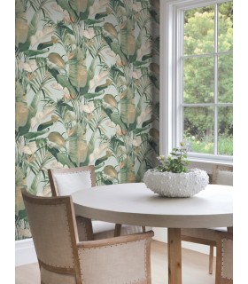 NT6134 - Tropical Spa Cabana Wallpaper-Candice Olson