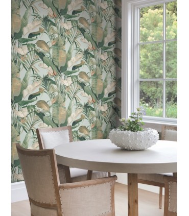 NT6134 - Tropical Spa Cabana Wallpaper-Candice Olson
