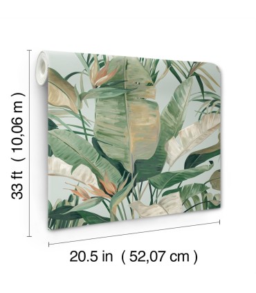 NT6134 - Tropical Spa Cabana Wallpaper-Candice Olson