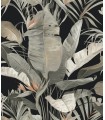 NT6135 - Tropical Black Cabana Wallpaper-Candice Olson
