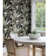 NT6135 - Tropical Black Cabana Wallpaper-Candice Olson