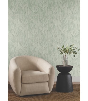 NT6141 - Dicot Spa Leaf Wallpaper-Candice Olson