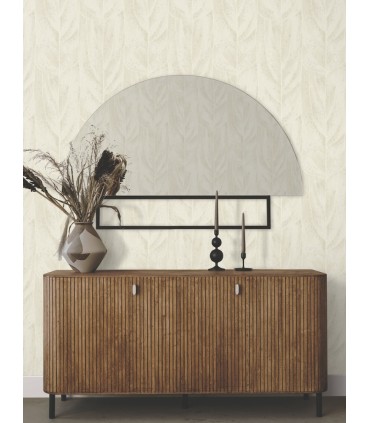 NT6143 - Dicot Neutral Wallpaper-Candice Olson