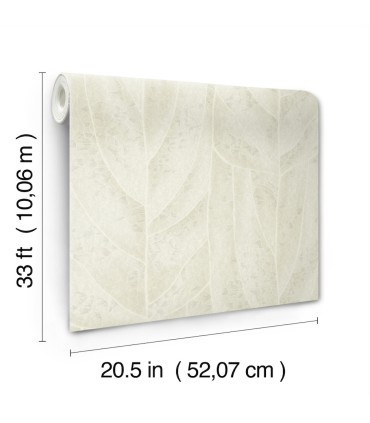NT6143 - Dicot Neutral Wallpaper-Candice Olson