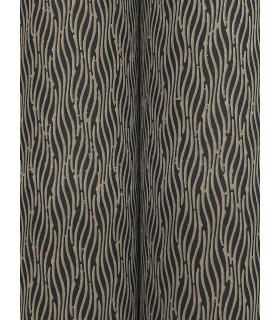 NT6151 - Elevated Black Waves Wallpaper-Candice Olson